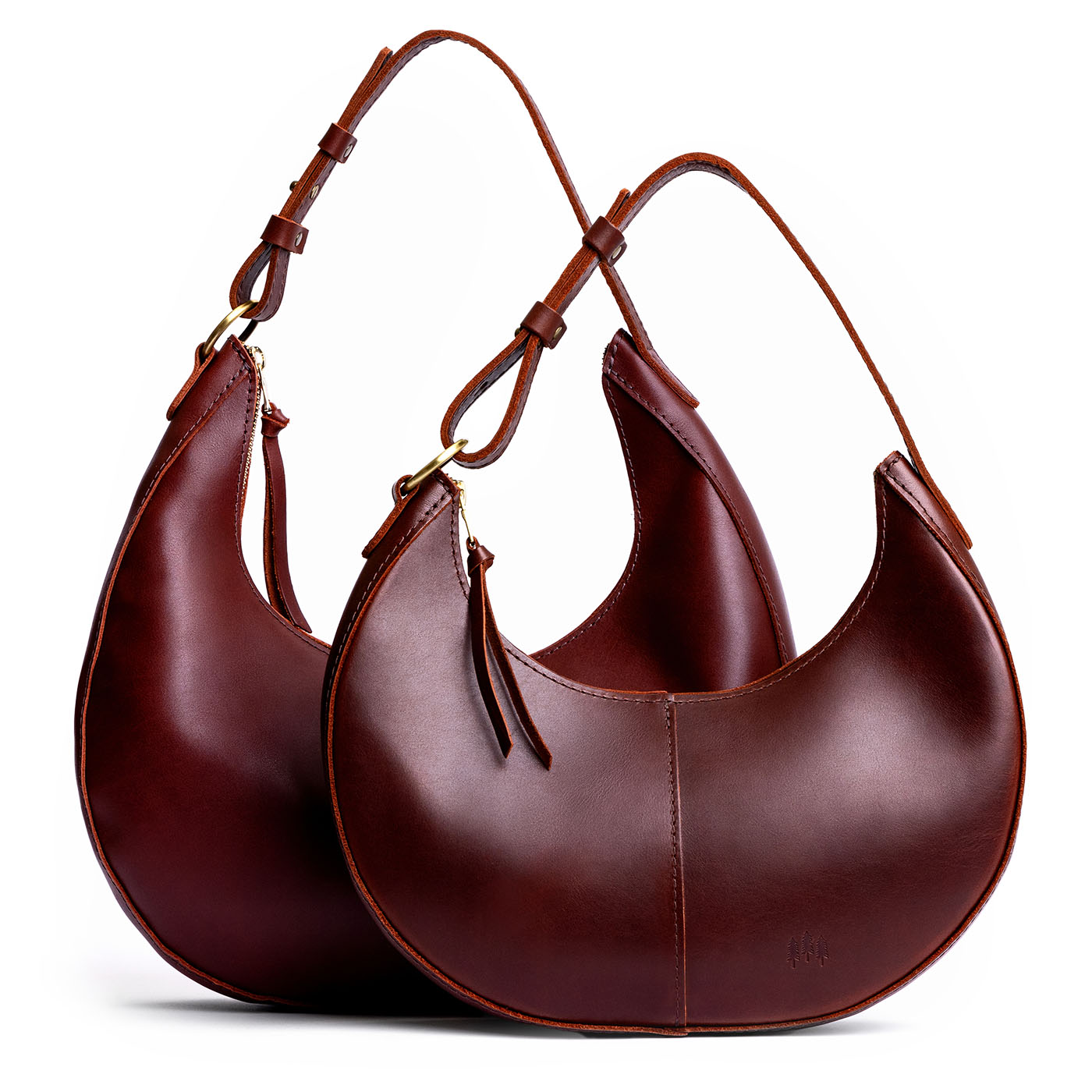 Nora Leather Shoulder Bag with Adjustable Strap & Tassel Zipper