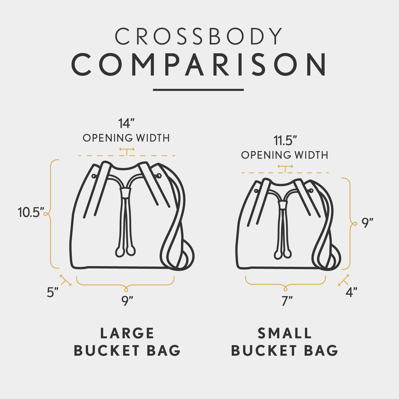 Leather Bucket Bag with Adjustable Crossbody Strap