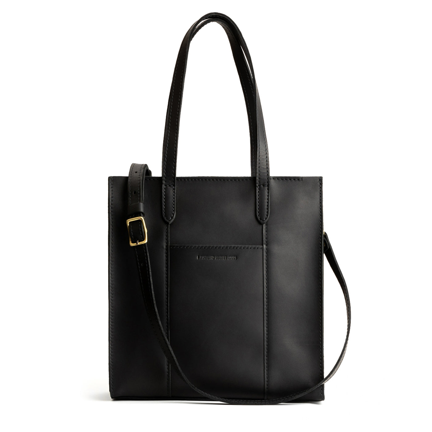 Large Leather Lola Crossbody Tote with Zipper - Stylish & Structured