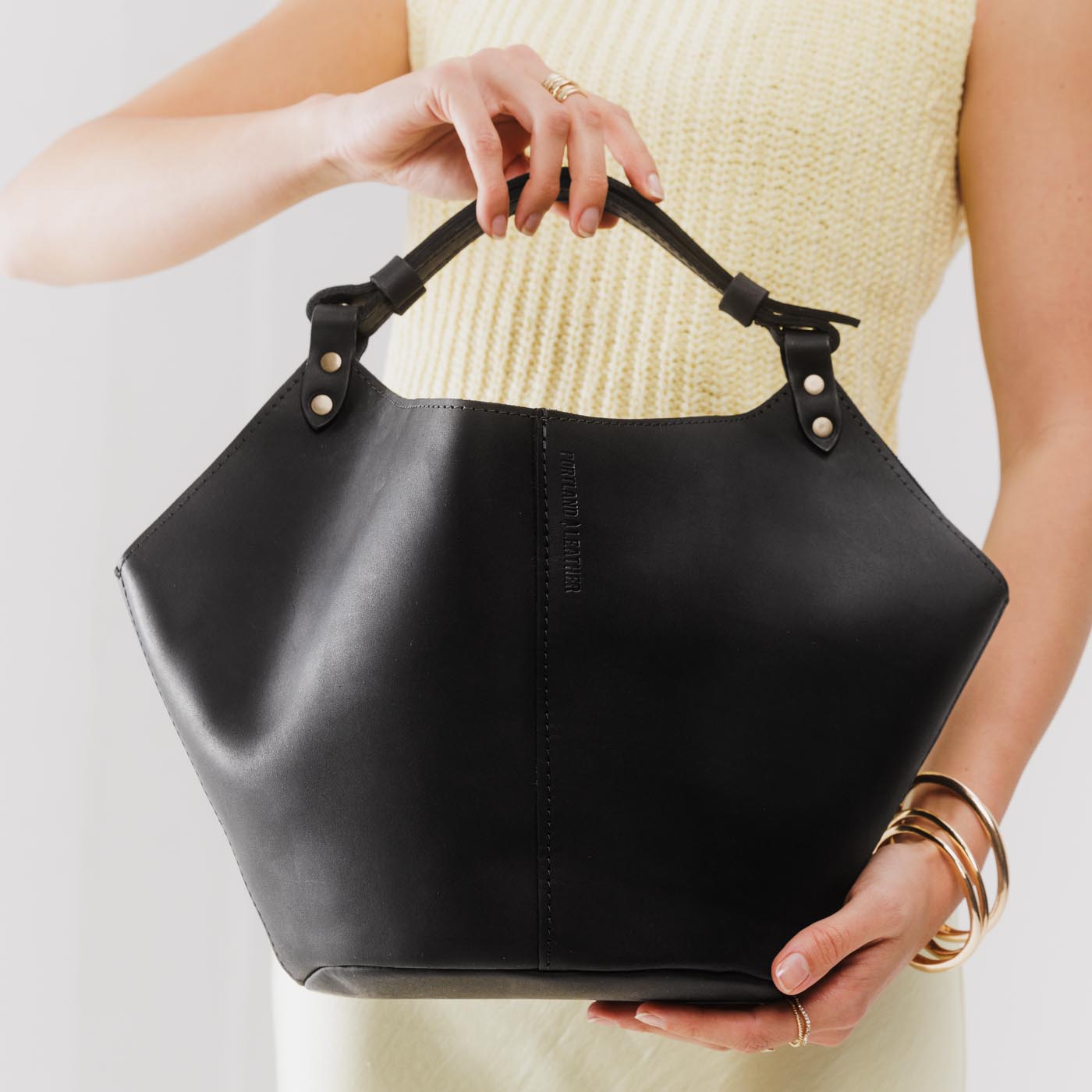 Leather Kangaroo Crossbody Bag with Adjustable Strap