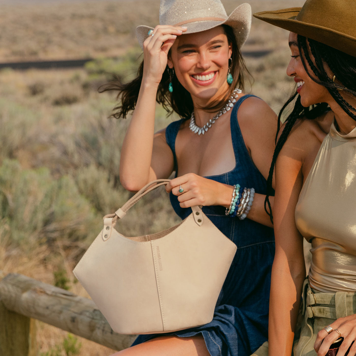 Leather Kangaroo Crossbody Bag with Adjustable Strap