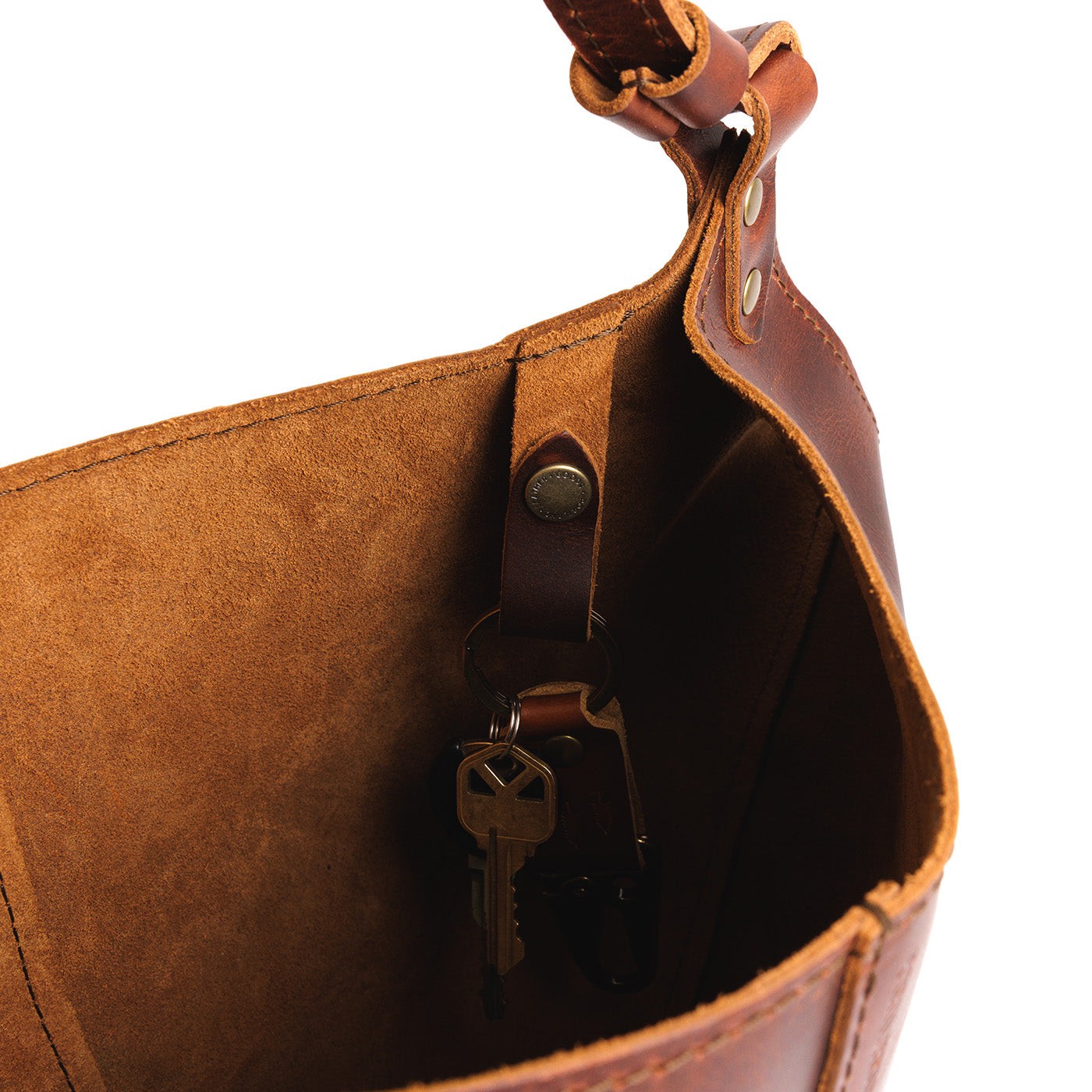 Leather Kangaroo Crossbody Bag with Adjustable Strap
