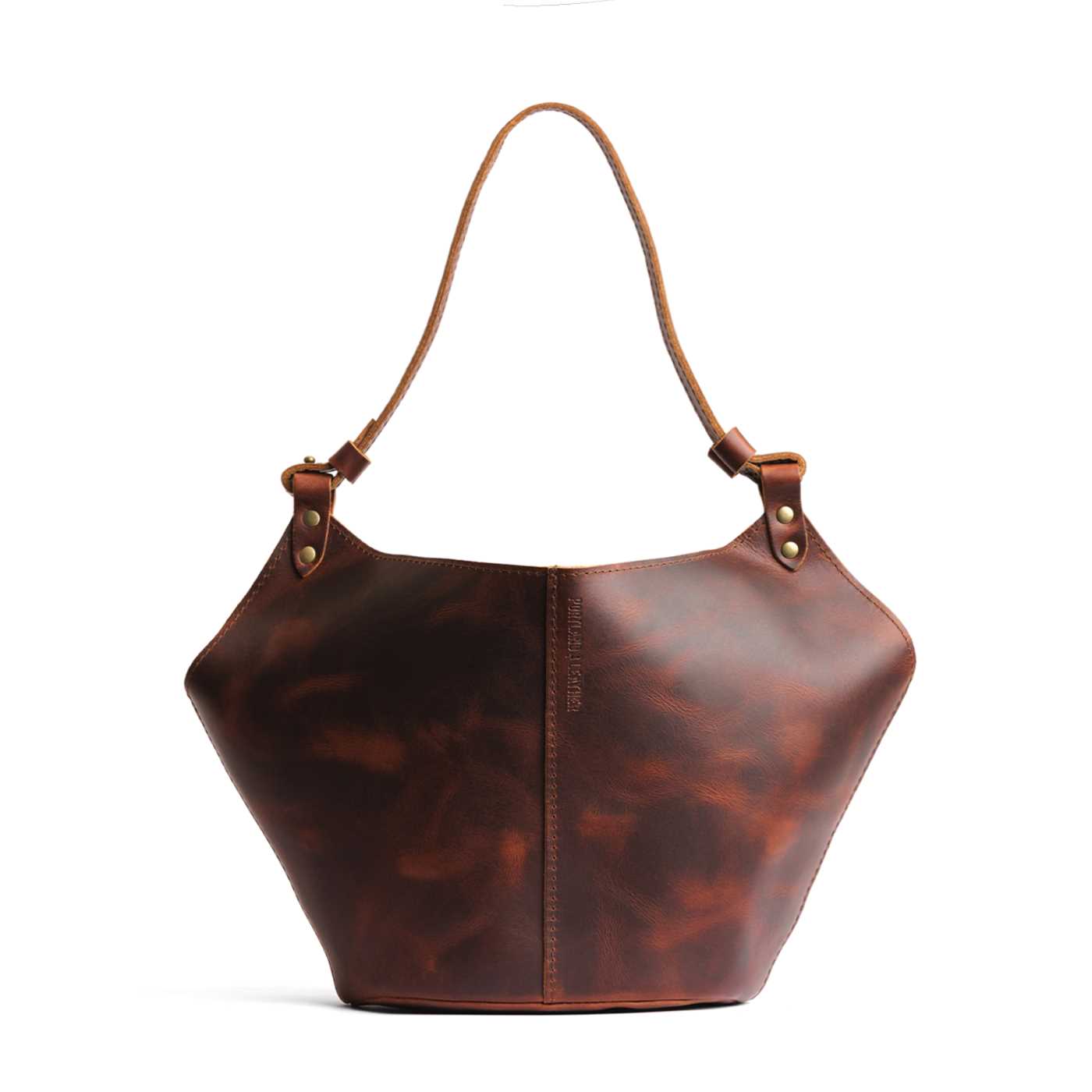 Leather Kangaroo Crossbody Bag with Adjustable Strap