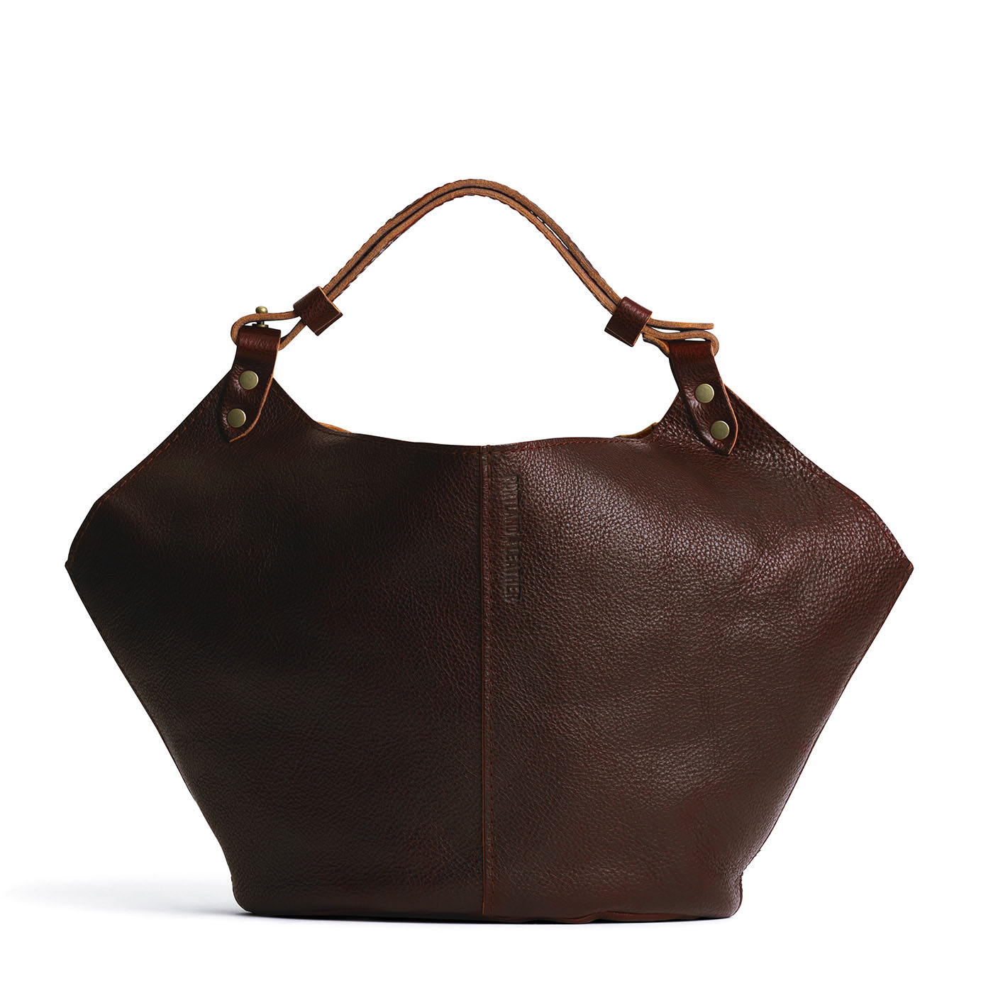 Leather Kangaroo Crossbody Bag with Adjustable Strap