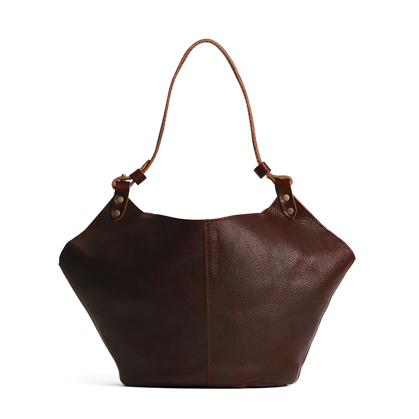 Leather Kangaroo Crossbody Bag with Adjustable Strap