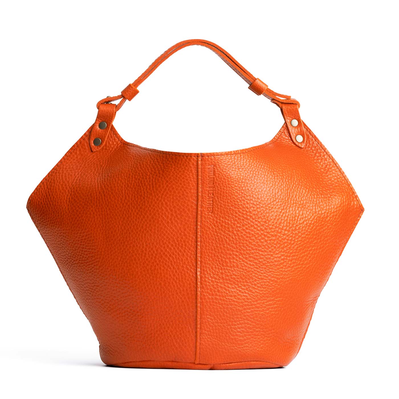 Leather Kangaroo Crossbody Bag with Adjustable Strap