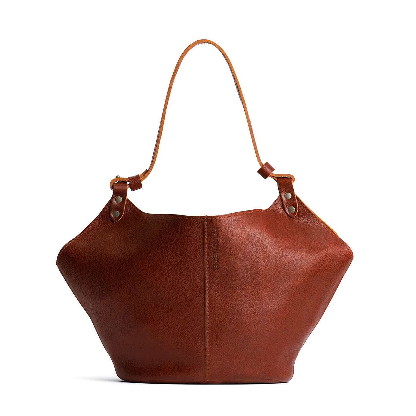 Leather Kangaroo Crossbody Bag with Adjustable Strap
