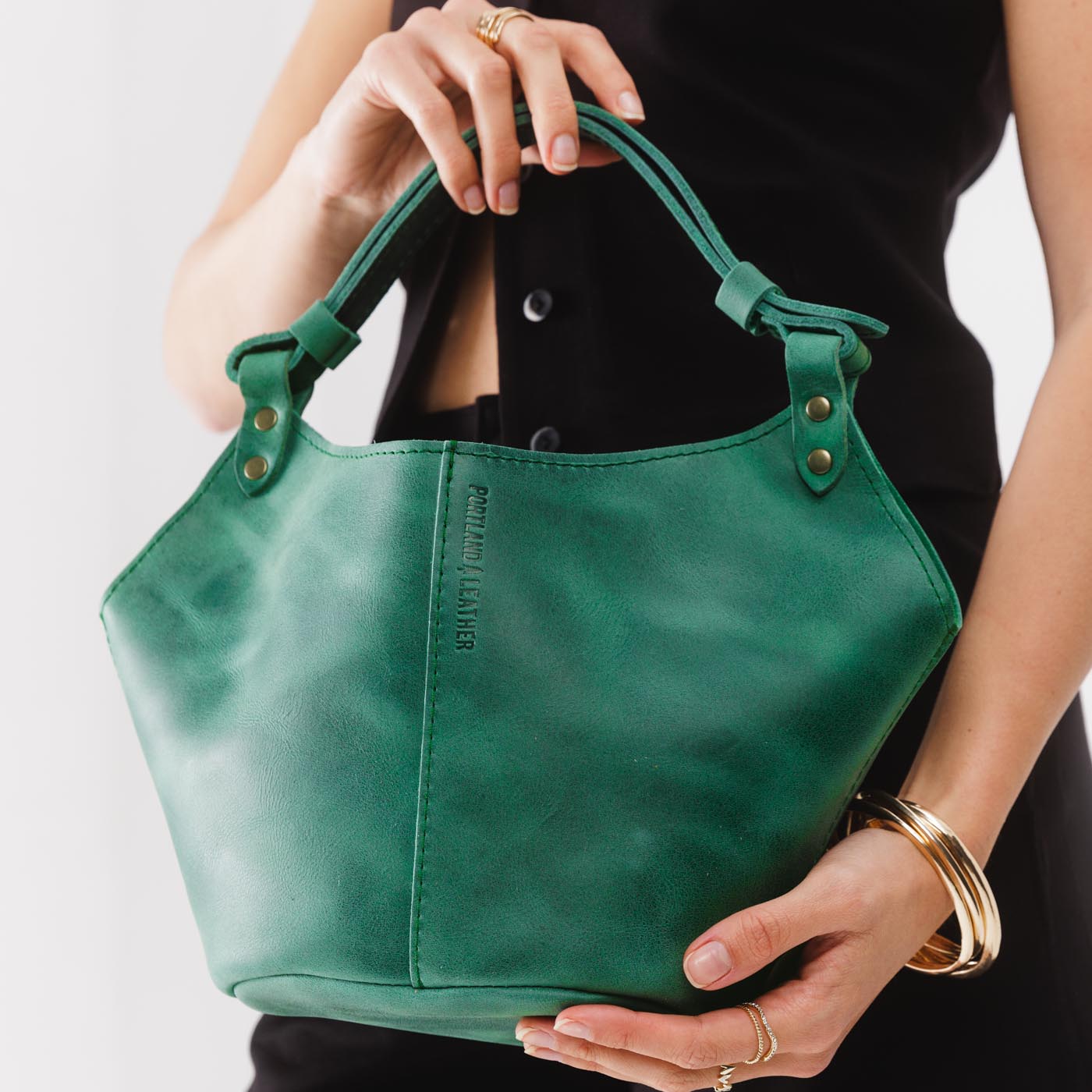 Leather Kangaroo Crossbody Bag with Adjustable Strap