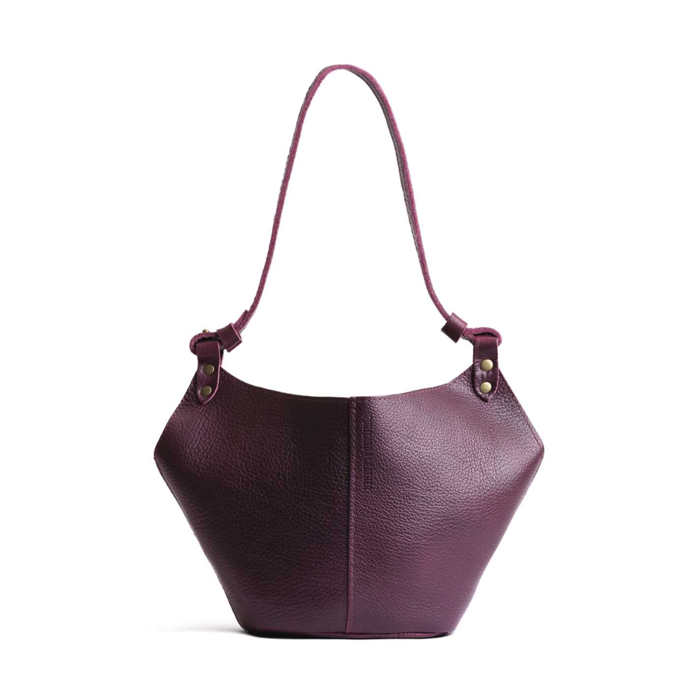 Leather Kangaroo Crossbody Bag with Adjustable Strap