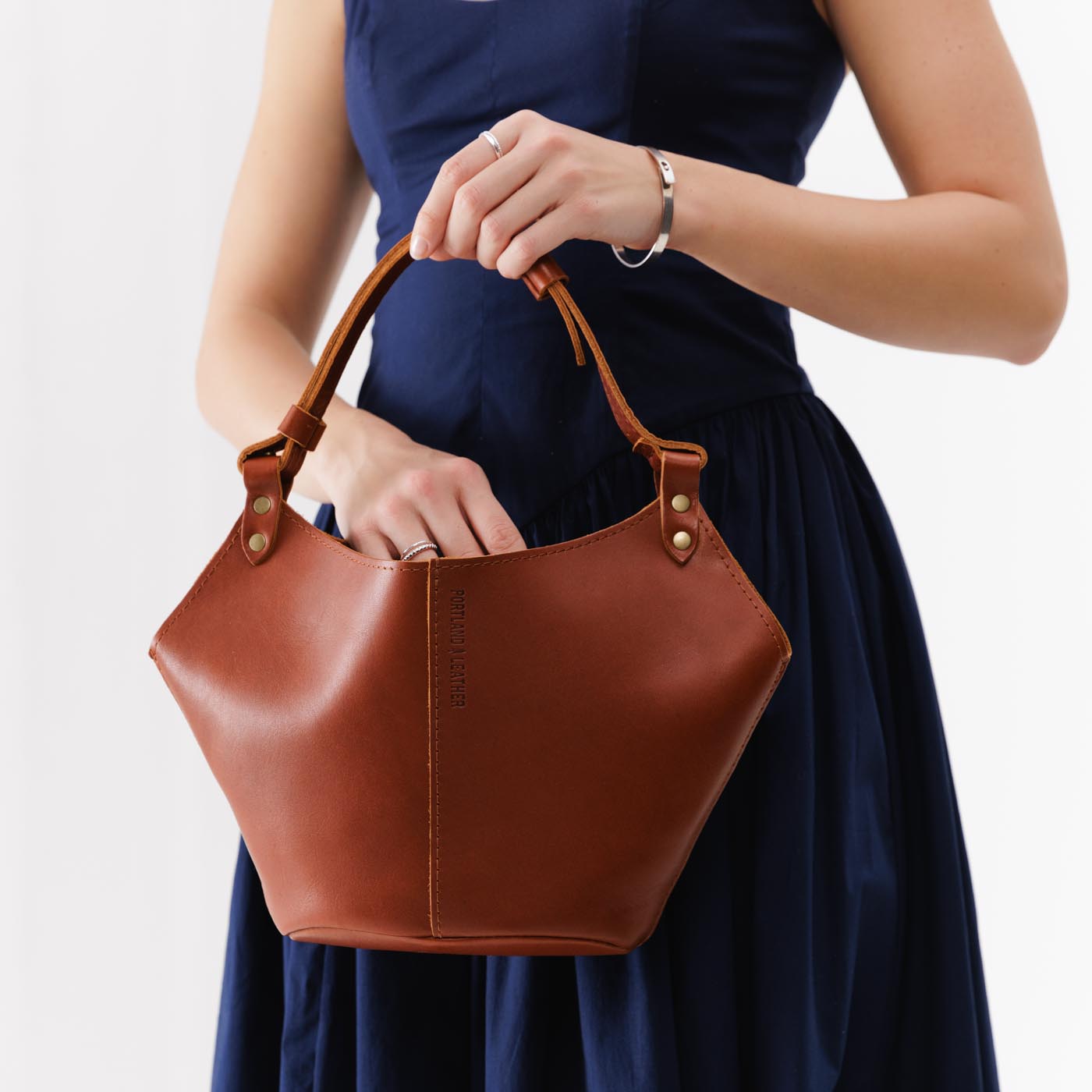 Leather Kangaroo Crossbody Bag with Adjustable Strap