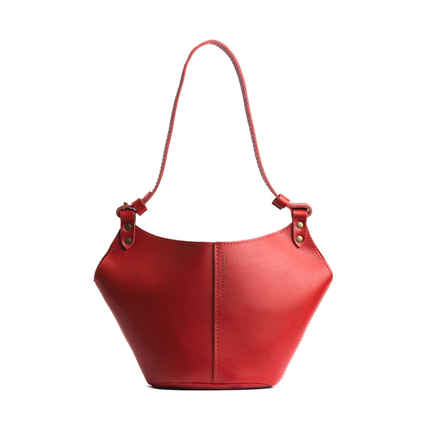 Leather Kangaroo Crossbody Bag with Adjustable Strap
