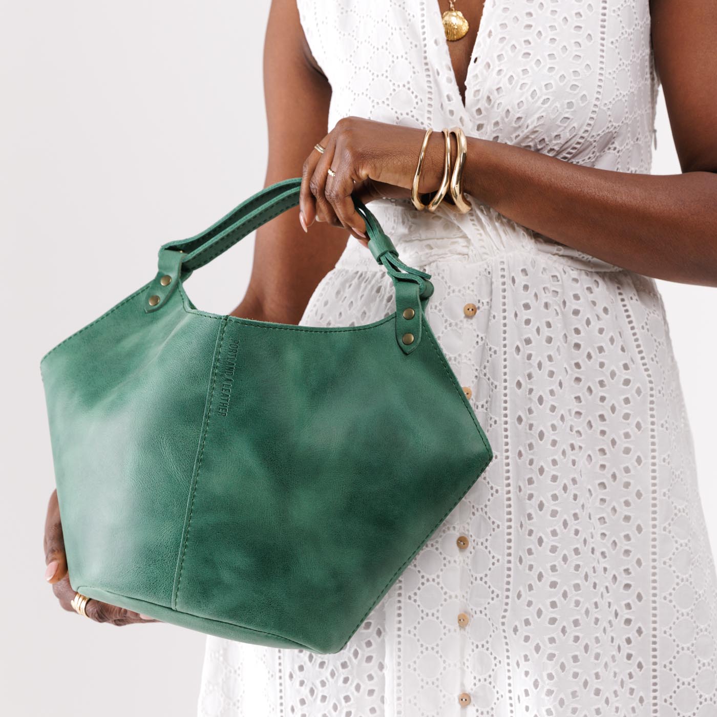 Leather Kangaroo Crossbody Bag with Adjustable Strap