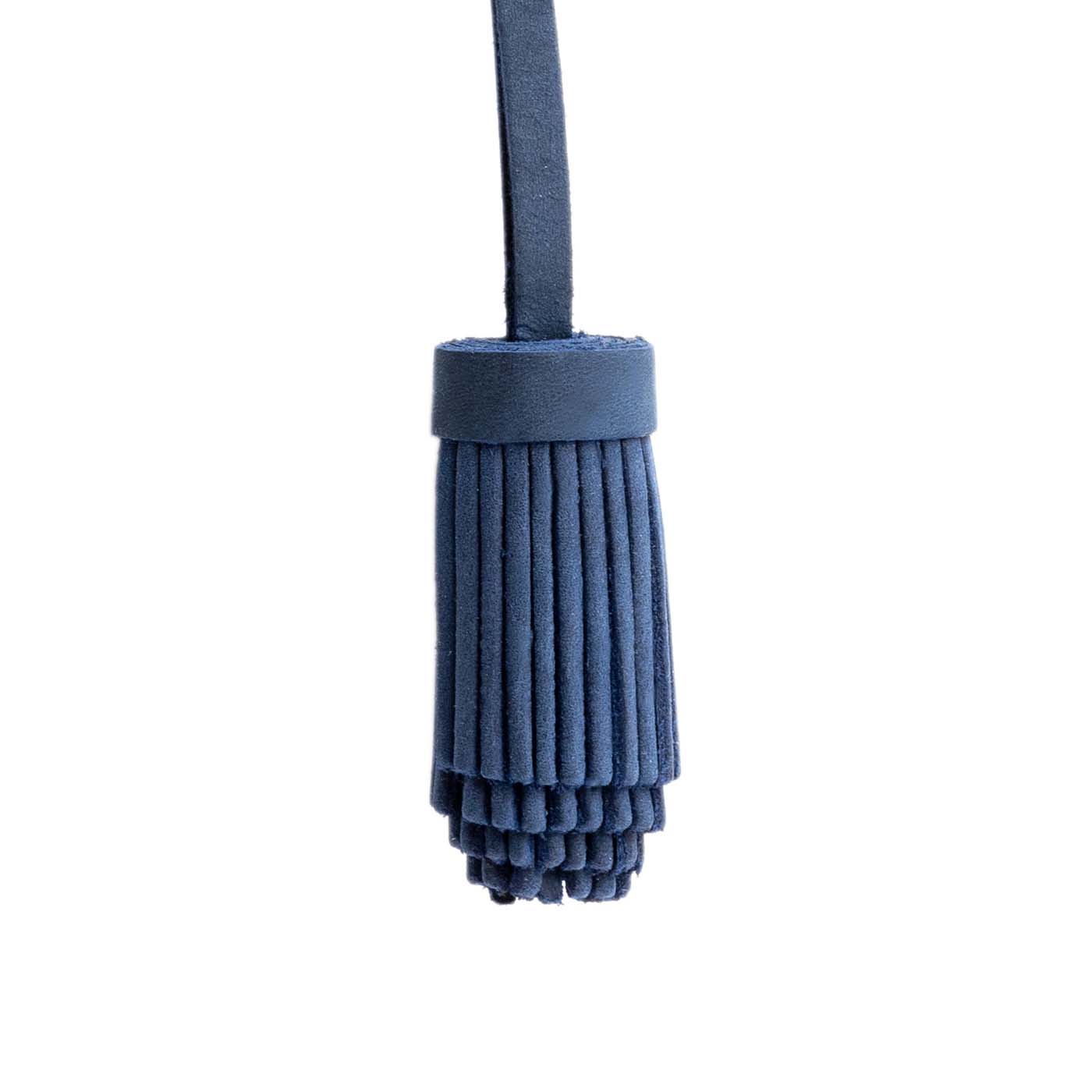 Pom Tassel Keychain for Bags - Leather Fringe Charm
