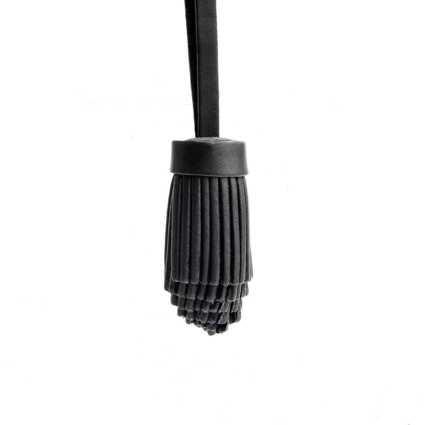 Pom Tassel Keychain for Bags - Leather Fringe Charm