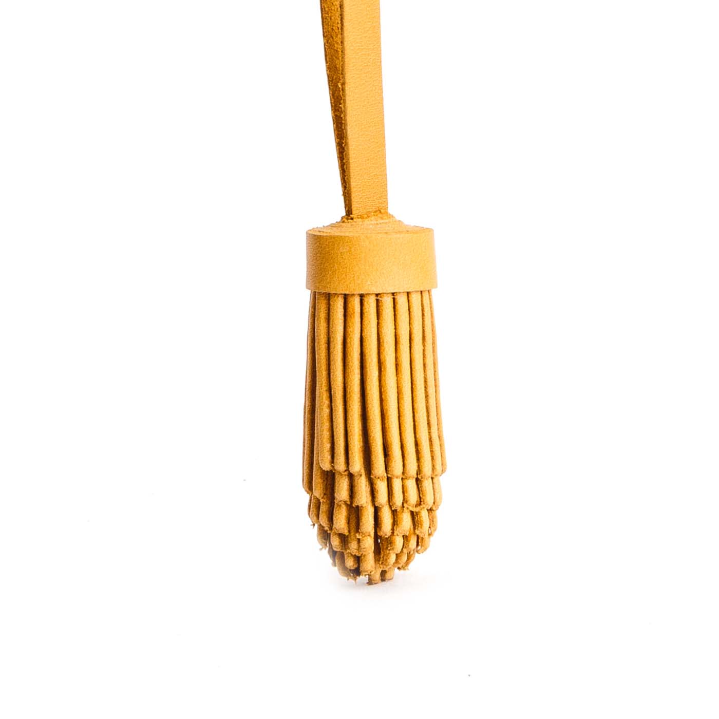 Pom Tassel Keychain for Bags - Leather Fringe Charm