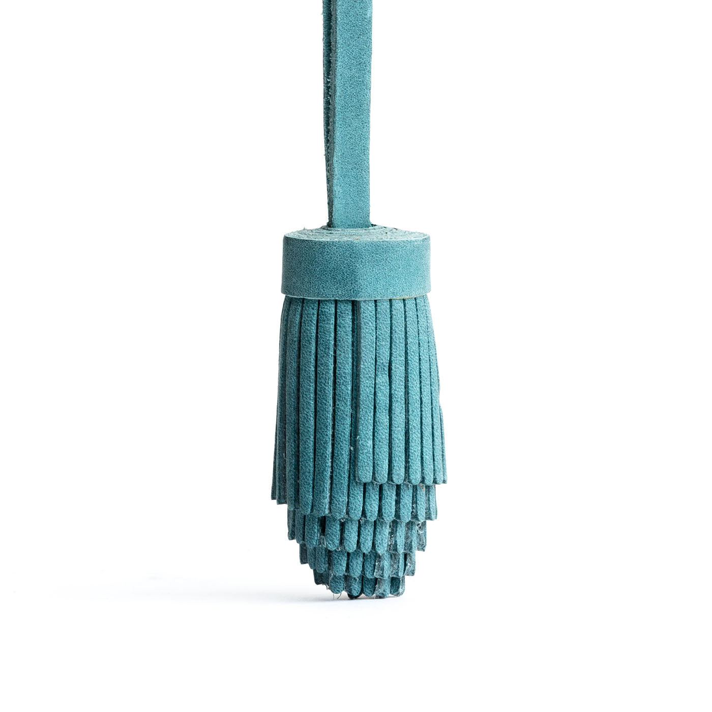 Pom Tassel Keychain for Bags - Leather Fringe Charm