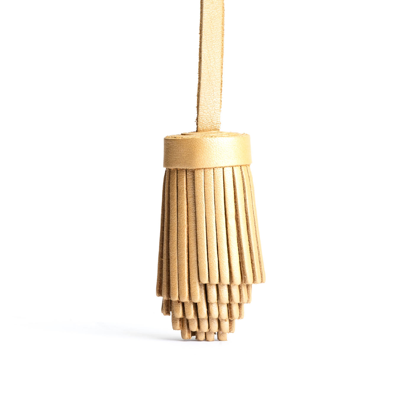 Pom Tassel Keychain for Bags - Leather Fringe Charm