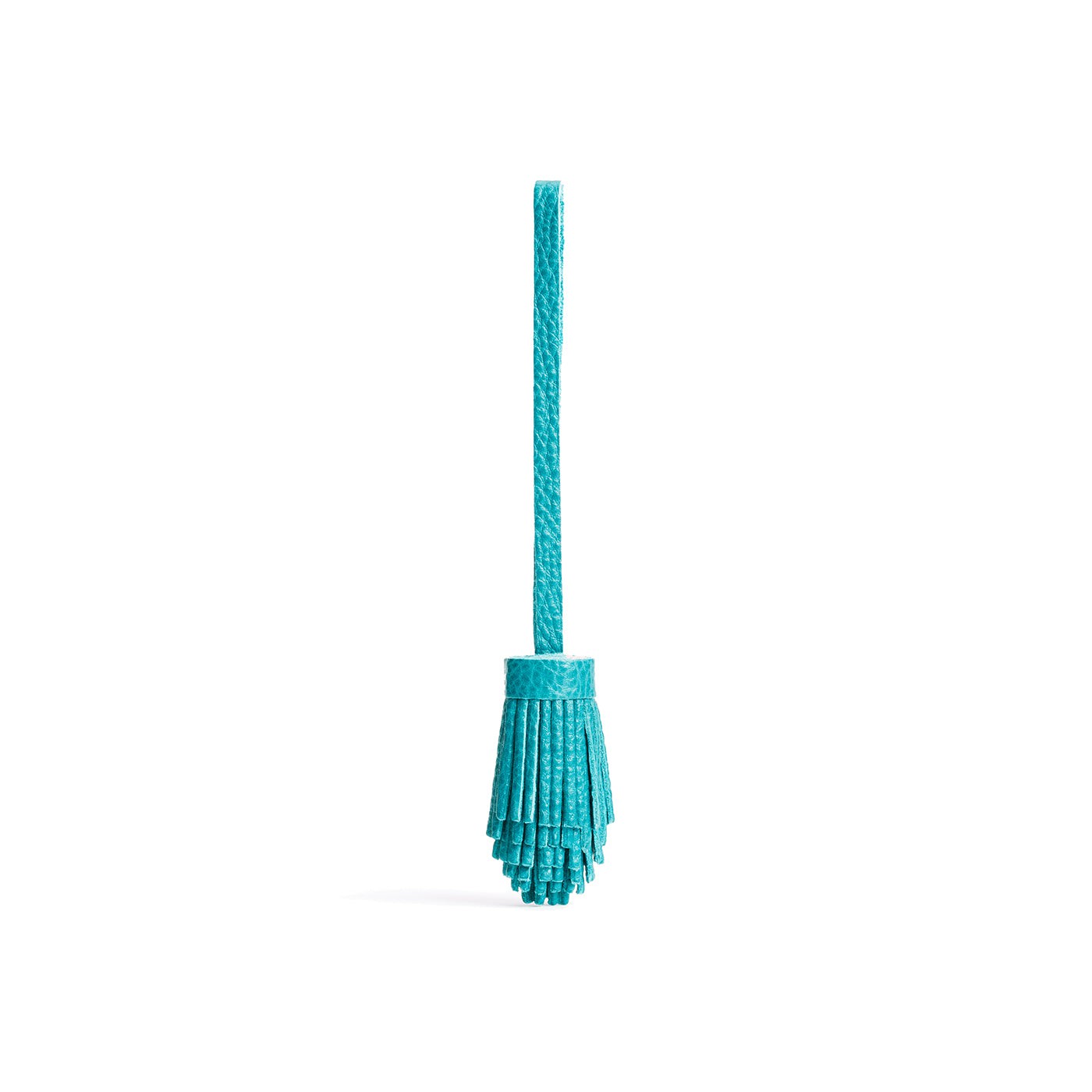 Pom Tassel Keychain for Bags - Leather Fringe Charm