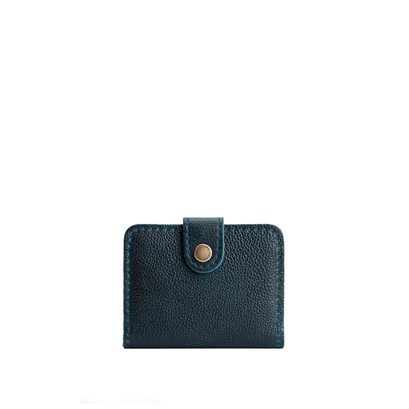 Compact Bifold Wallet with Card Slots & Zippered Coin Pocket