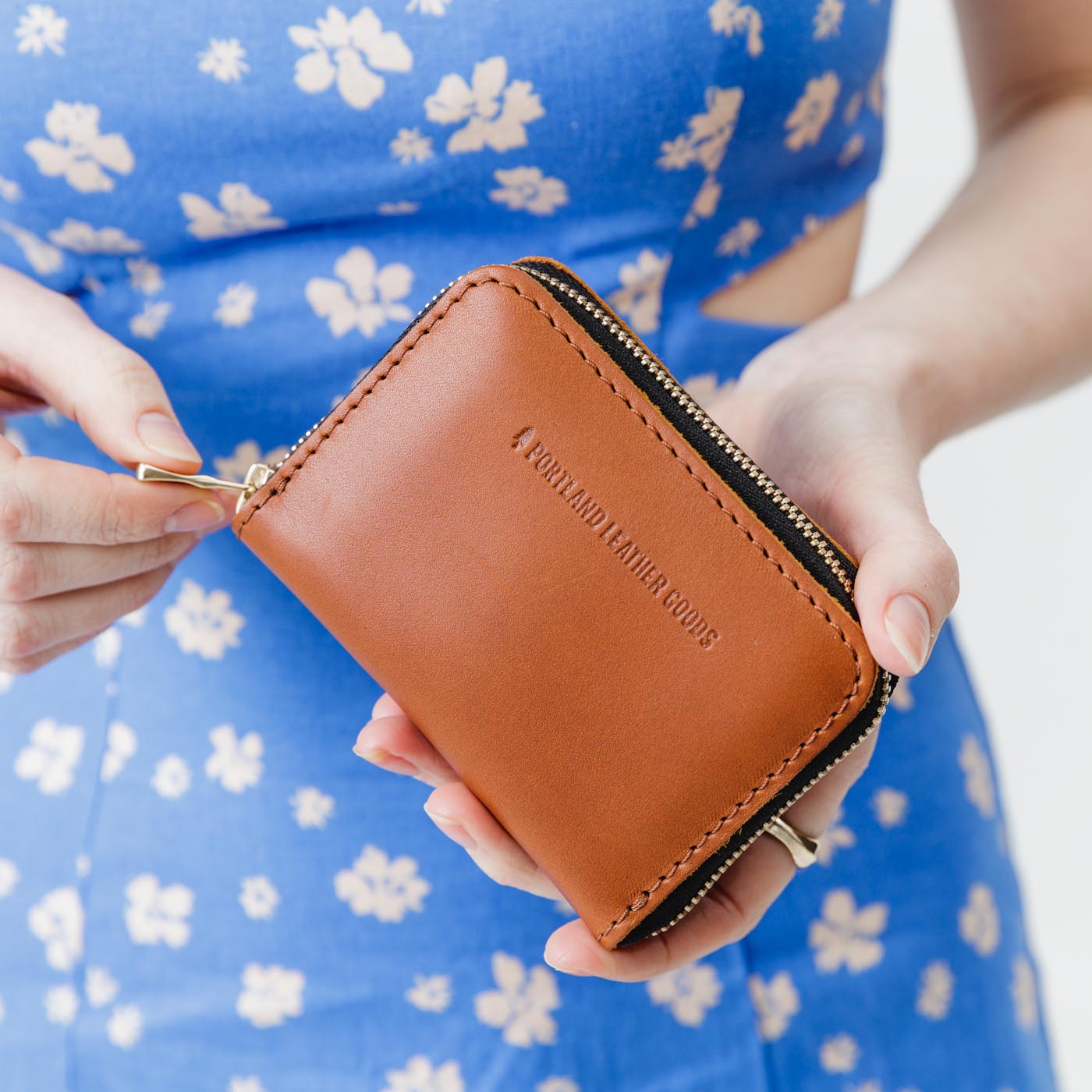 Compact Zip Wallet with Card Slots & Coin Pocket – Almost Perfect