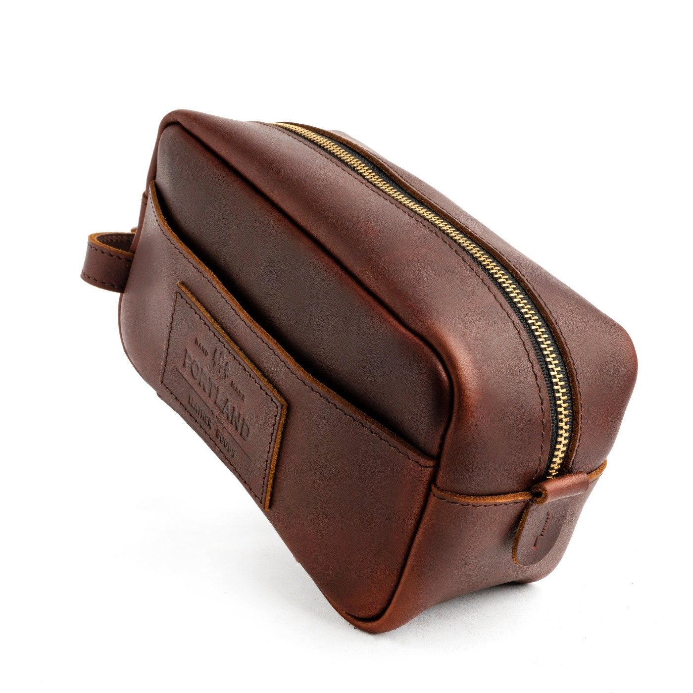 Premium Leather Dopp Kit for Travel & Everyday Essentials