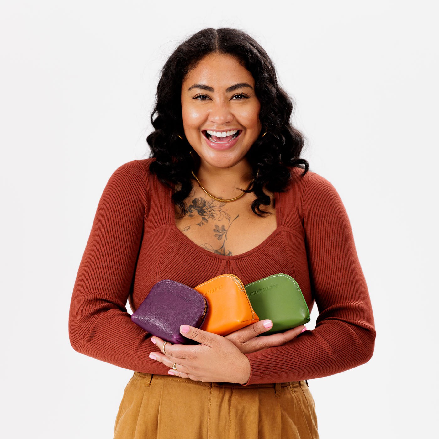 Luna Pouch - Compact Zippered Pouch for Essentials in 2 Sizes