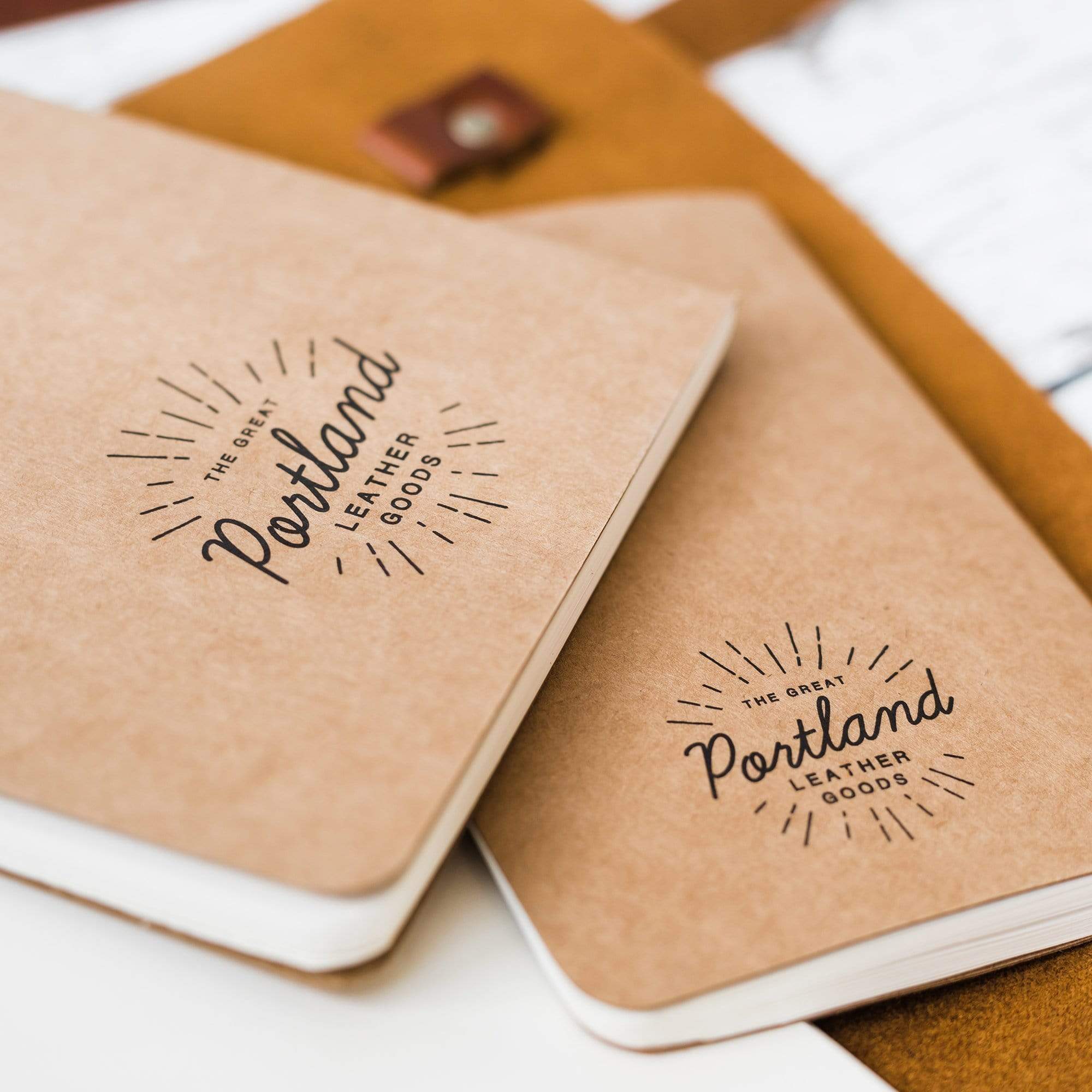 Leather Journal Refill - 88 Pages, Kraft Cover, Lined or Unlined