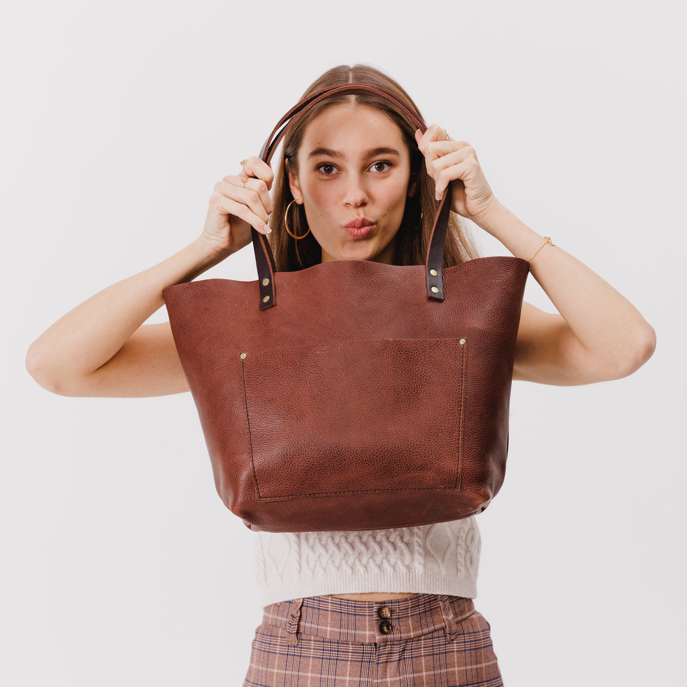 Leather Tote Mystery Box - Assorted Colors & Styles