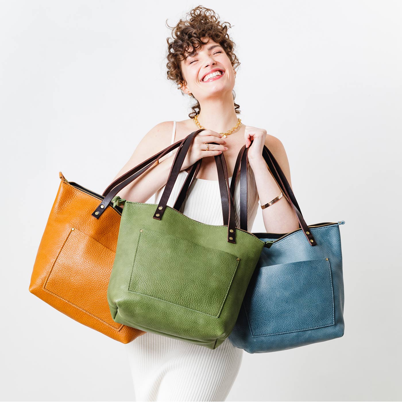 Leather Tote Mystery Box - Assorted Colors & Styles