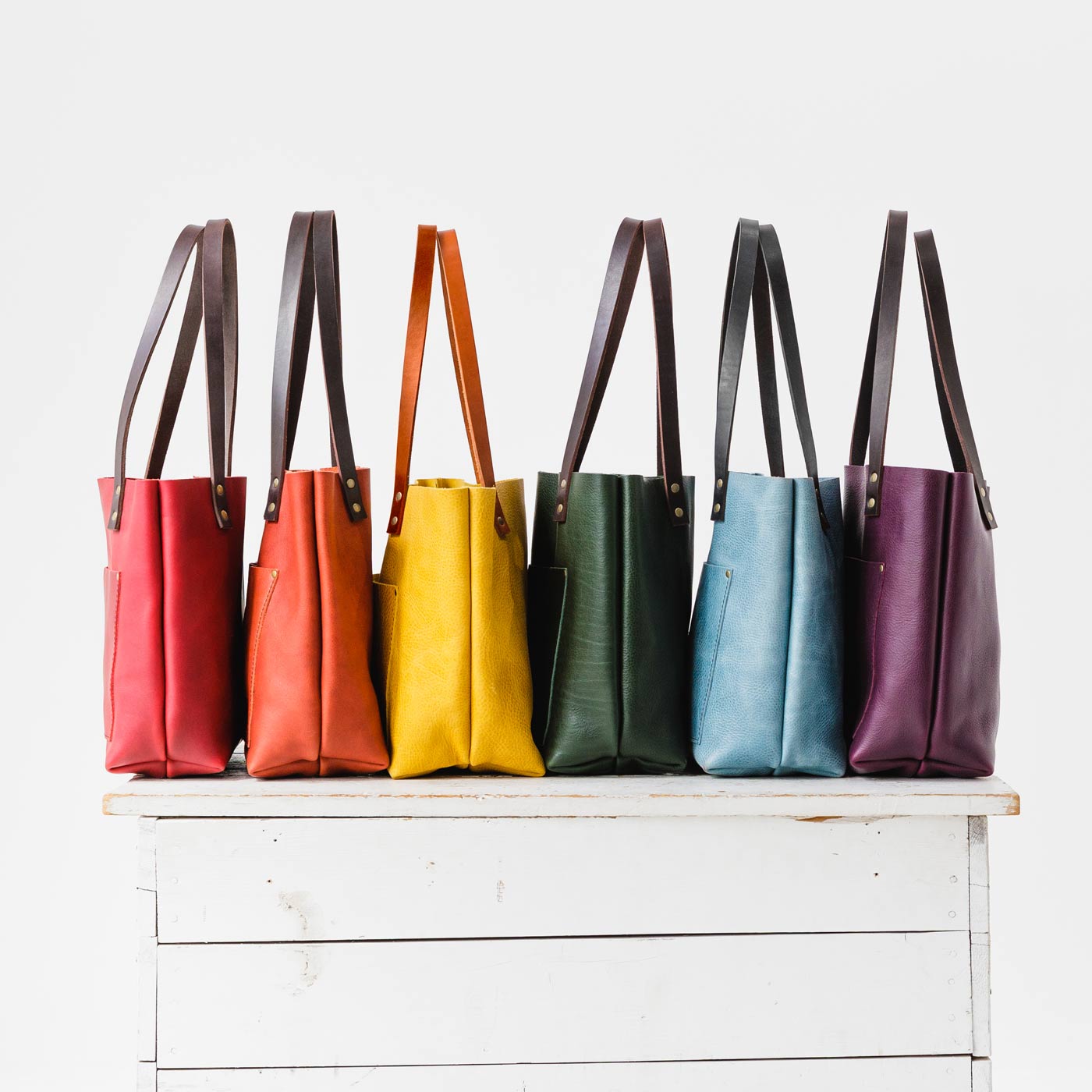 Leather Tote Mystery Box - Assorted Colors & Styles