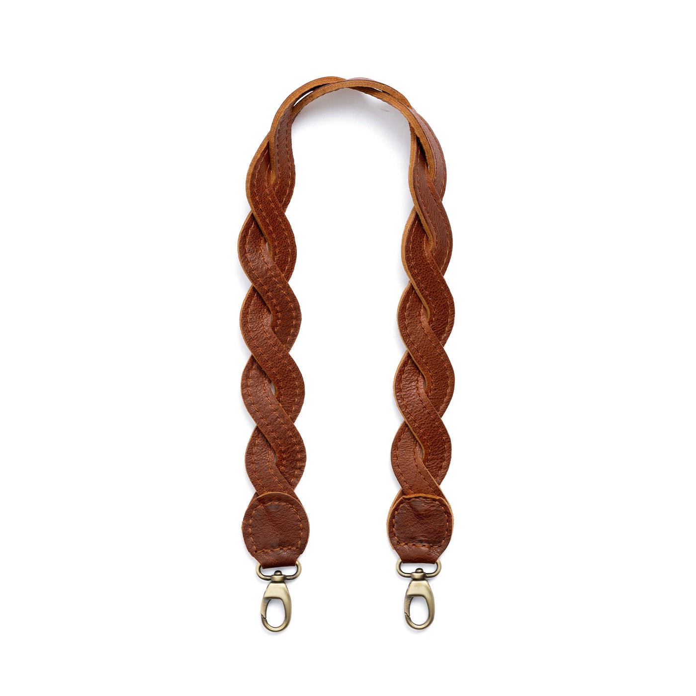 Braided Leather Shoulder Strap for Crossbody Bags