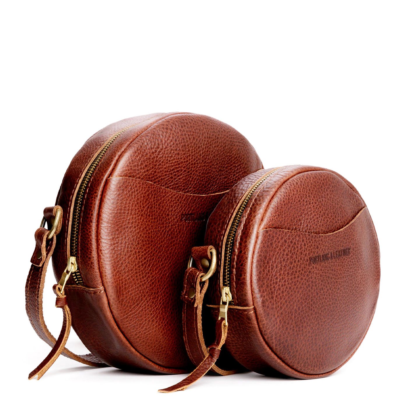 Geometric Circle Crossbody Bag with Adjustable Strap & Pockets
