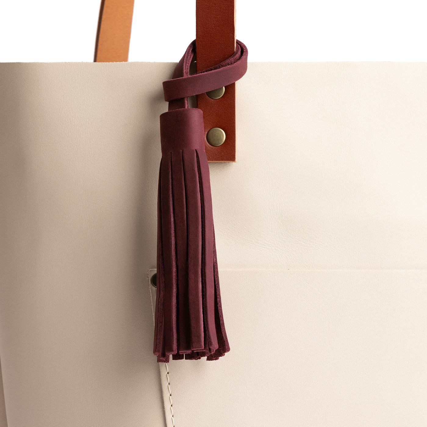 Handmade Leather Tassel for Bags - 2 Sizes & Multiple Colors